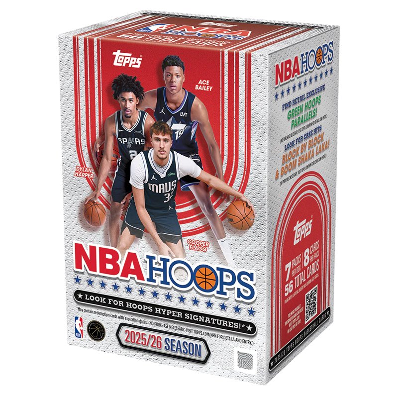 2025-26 Topps NBA Hoops - Value Box 2025-26 Topps NBA Hoops - Value Box