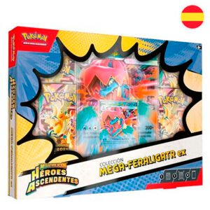 Pokemon Heroes Ascending Mega-Feraligatr EX - Spanish