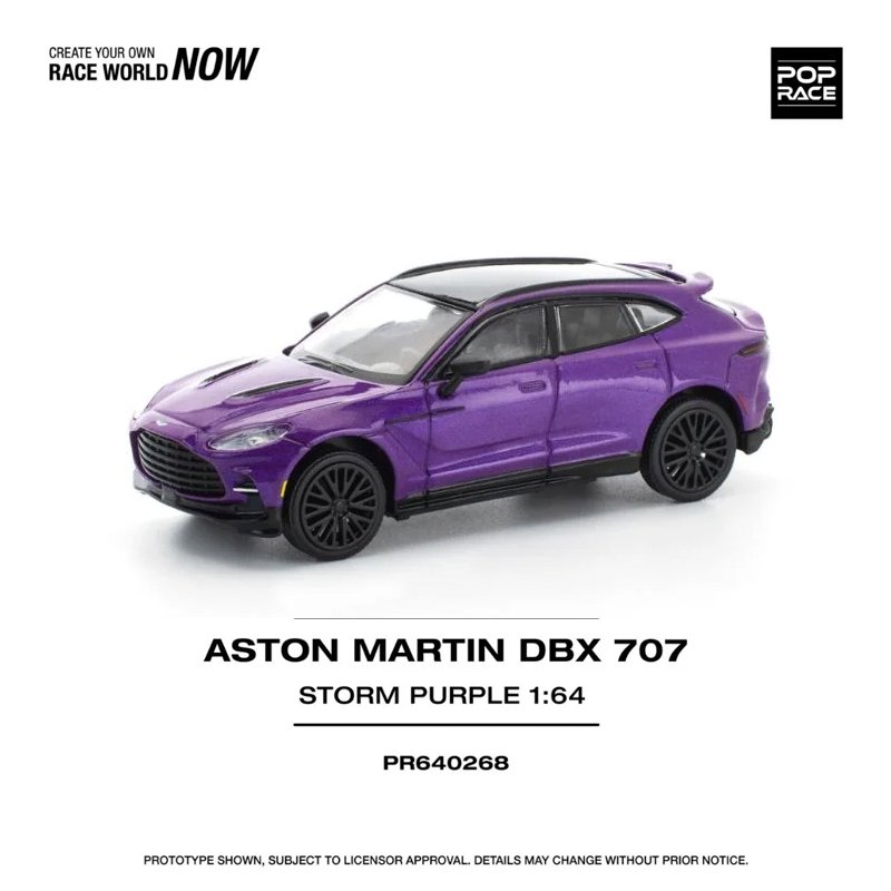 Pop Race 268 - Aston Martin DBX 707, storm purple Pop Race 268 - Aston Martin DBX 707, storm purple