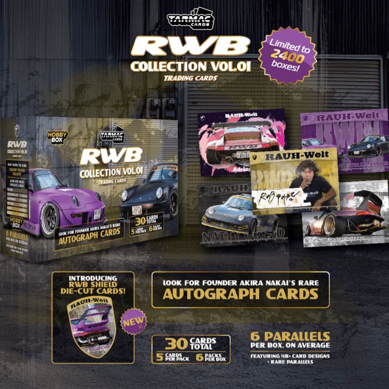 Tarmac Cards - RWB Collection Vol.01 Hobby box Tarmac Cards - RWB Collection Vol.01 Hobby box - Image 2