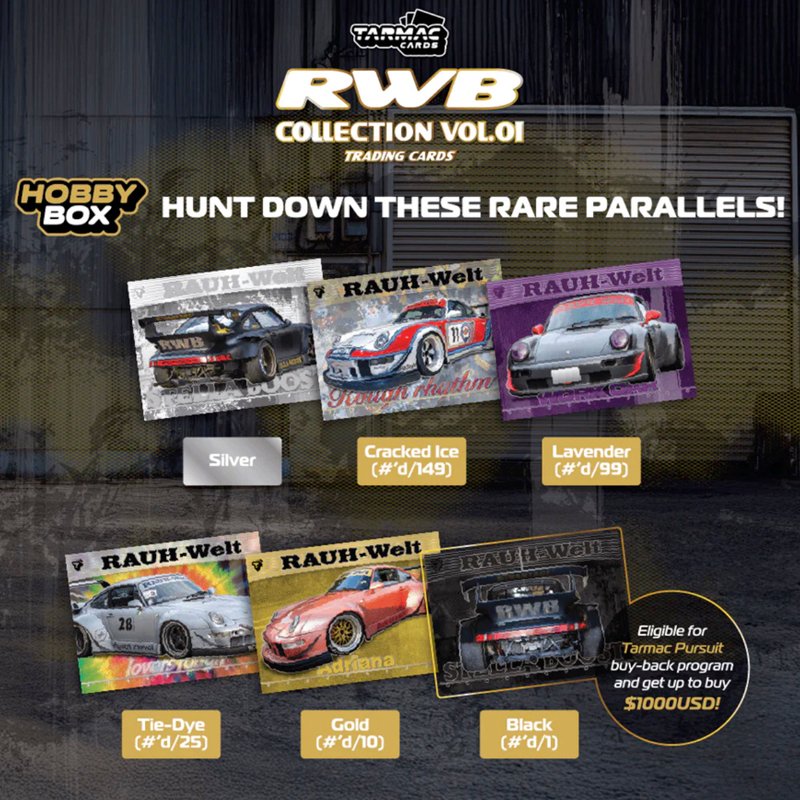 Tarmac Cards - RWB Collection Vol.01 Hobby box Tarmac Cards - RWB Collection Vol.01 Hobby box - Image 3