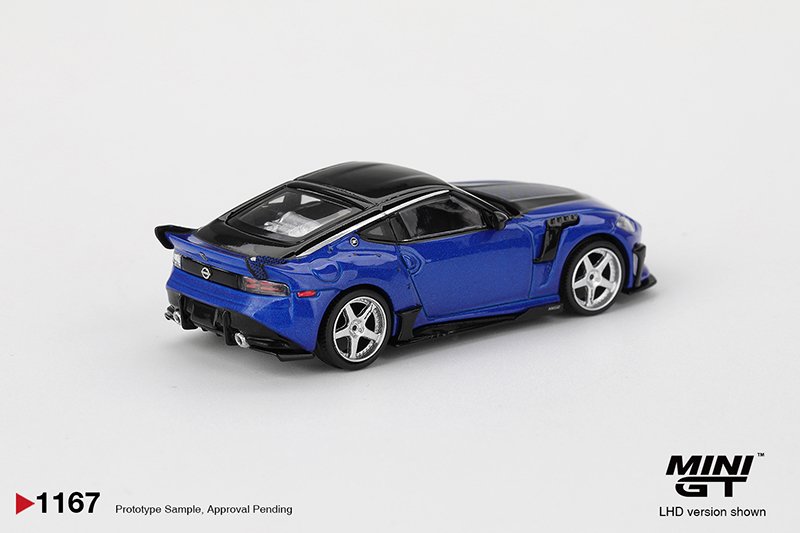 Mini GT 1167 - 2024 Nissan Fairlady Z Veilside FFZ400 Seiran Blue Mini GT 1167 - 2024 Nissan Fairlady Z Veilside FFZ400 Seiran Blue - Image 2