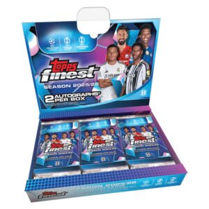 PRE-ORDER - 2025-26 Topps FINEST UEFA Champions League - Hobby Box 25/06