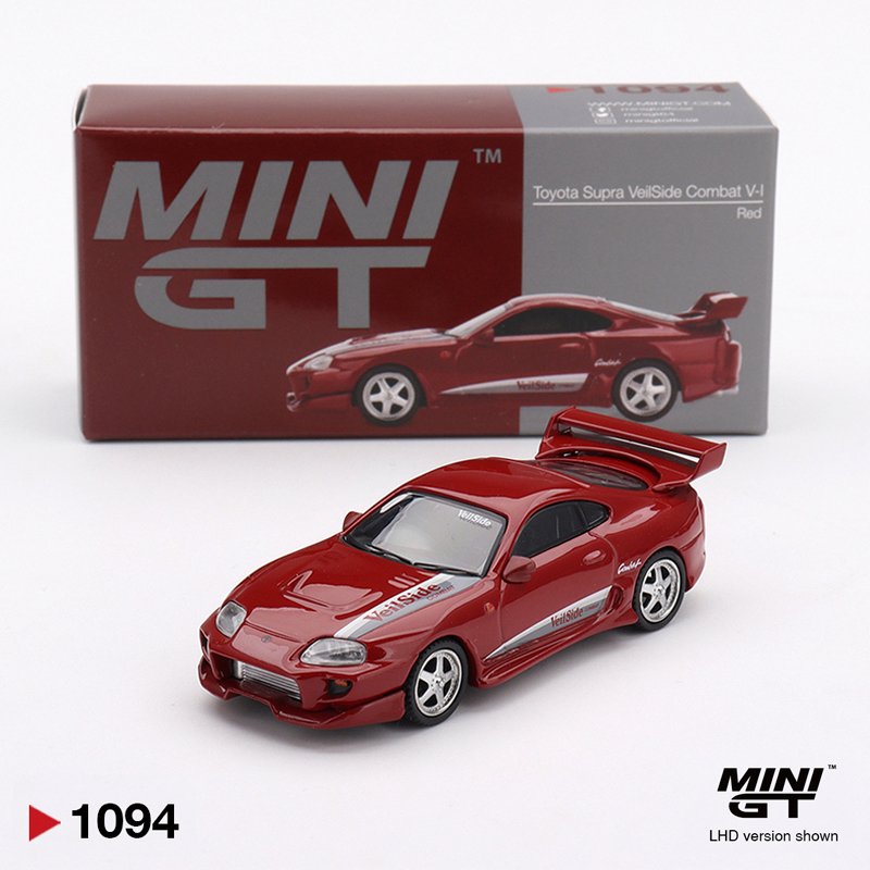 MiniGT 1094 - Toyota Supra MK4 (A80) Veilside Combat V-I Red MiniGT 1094 - Toyota Supra MK4 (A80) Veilside Combat V-I Red