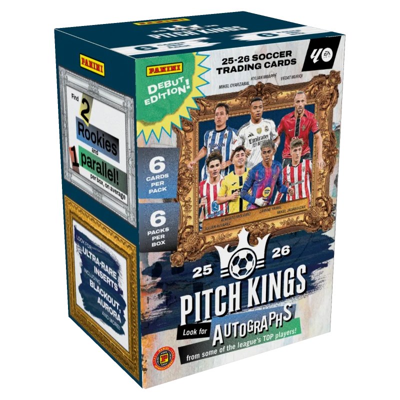 25-26 Panini Pitch Kings La Liga - International Blaster 25-26 Panini Pitch Kings La Liga - International Blaster