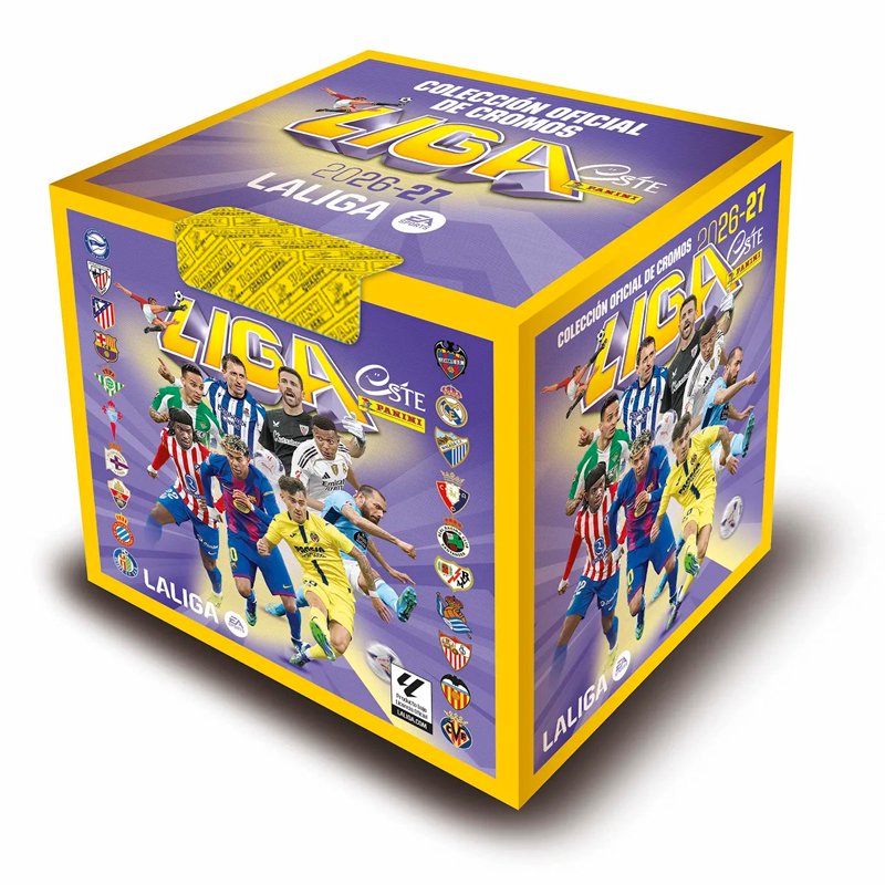 Box of 50 Packs 26-27 Panini League Stickers **1st Edition** Box of 50 Packs 26-27 Panini League Stickers **1st Edition**