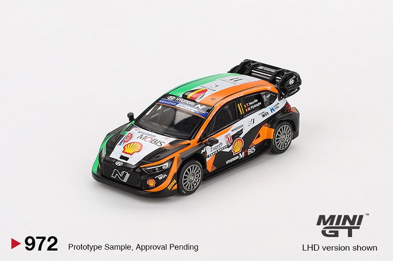 Mini GT Blister 972 - 2023 Hyundai i20 N Rally 1 #11 Rally Croatia Mini GT Blister 972 - 2023 Hyundai i20 N Rally 1 #11 Rally Croatia - Image 2