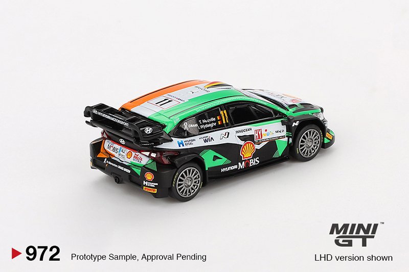 Mini GT Blister 972 - 2023 Hyundai i20 N Rally 1 #11 Rally Croatia Mini GT Blister 972 - 2023 Hyundai i20 N Rally 1 #11 Rally Croatia - Image 3