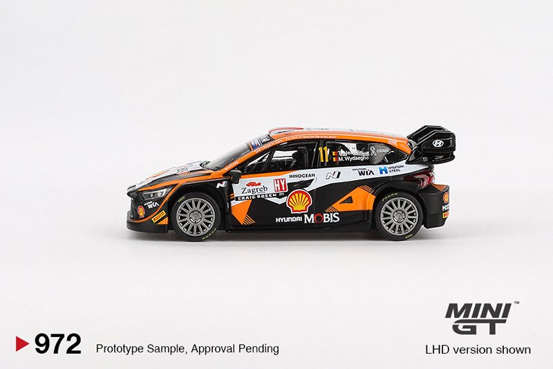 Mini GT Blister 972 - 2023 Hyundai i20 N Rally 1 #11 Rally Croatia Mini GT Blister 972 - 2023 Hyundai i20 N Rally 1 #11 Rally Croatia - Image 4