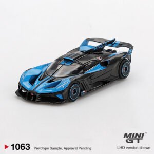 MiniGT 1063 - 2024 Bugatti Bolide Presentation, black/blue