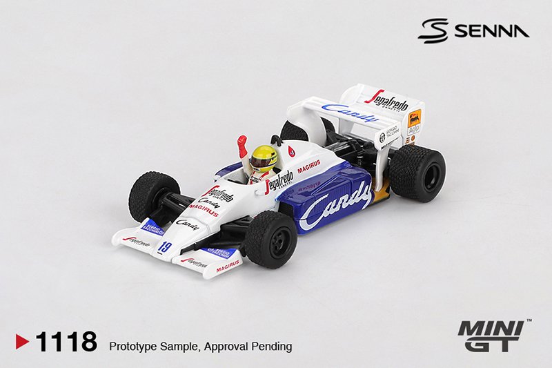 MiniGT 1118 BLISTER - 1984 Toleman TG184 #19 Ayrton Senna Monaco GP 2nd Place MiniGT 1118 BLISTER - 1984 Toleman TG184 #19 Ayrton Senna Monaco GP 2nd Place - Image 3