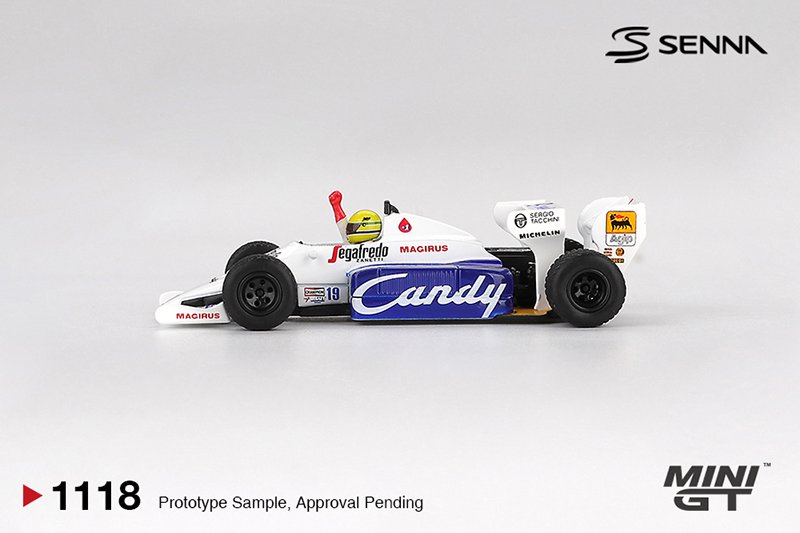 MiniGT 1118 BLISTER - 1984 Toleman TG184 #19 Ayrton Senna Monaco GP 2nd Place MiniGT 1118 BLISTER - 1984 Toleman TG184 #19 Ayrton Senna Monaco GP 2nd Place - Image 4