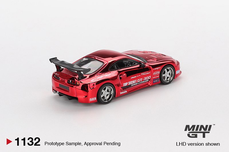 MiniGT 1132 - 2014 Toyota Supra (A80) Top Secret GT-300, red Chrome MiniGT 1132 - 2014 Toyota Supra (A80) Top Secret GT-300, red Chrome - Image 4