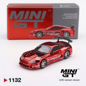 MiniGT 1132 - 2014 Toyota Supra (A80) Top Secret GT-300, red Chrome