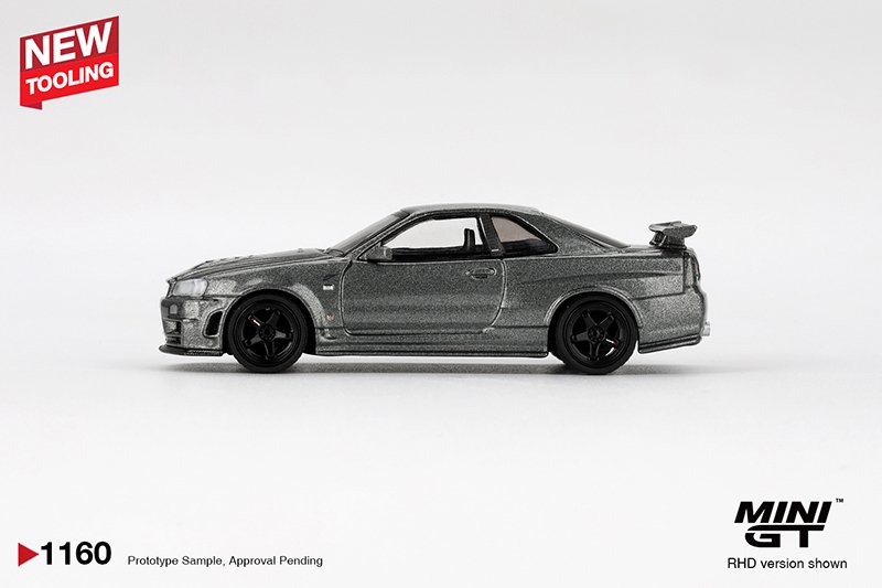 MiniGT 1160 Blister - 1999 Nissan Skyline GTR (R34) Dark Metal Gray Nismo CRS MiniGT 1160 Blister - 1999 Nissan Skyline GTR (R34) Dark Metal Gray Nismo CRS - Image 2