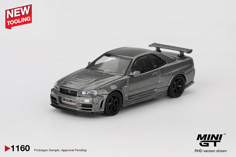 MiniGT 1160 Blister - 1999 Nissan Skyline GTR (R34) Dark Metal Gray Nismo CRS MiniGT 1160 Blister - 1999 Nissan Skyline GTR (R34) Dark Metal Gray Nismo CRS - Image 3