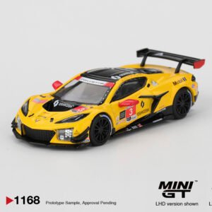 MiniGT 1168 - 2025 Chevrolet Corvette Z06 GT3 R #3 Prat Miller Motorsports Daytona 24 Hrs