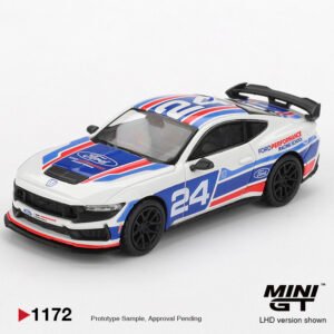 MiniGT 1172 - 2025 Ford Mustang Dark Horse #24 Ford Performance Racing School