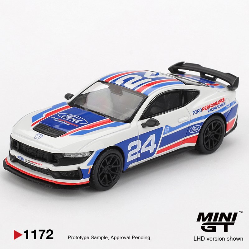 MiniGT 1172 - 2025 Ford Mustang Dark Horse #24 Ford Performance Racing School MiniGT 1172 - 2025 Ford Mustang Dark Horse #24 Ford Performance Racing School