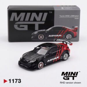 MiniGT 1173 - 2025 Toyota GR86 LB Nation Advan, black