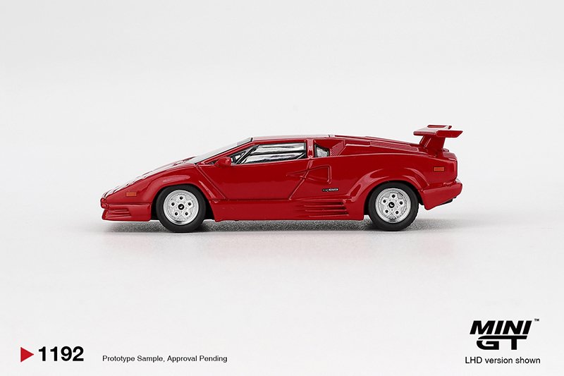 MiniGT 1192 - 1988 Lamborghini Countach 25th Anniversary red MiniGT 1192 - 1988 Lamborghini Countach 25th Anniversary red - Imagen 2