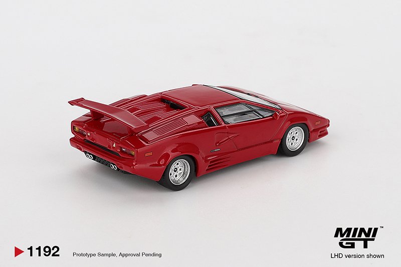 MiniGT 1192 - 1988 Lamborghini Countach 25th Anniversary red MiniGT 1192 - 1988 Lamborghini Countach 25th Anniversary red - Imagen 3