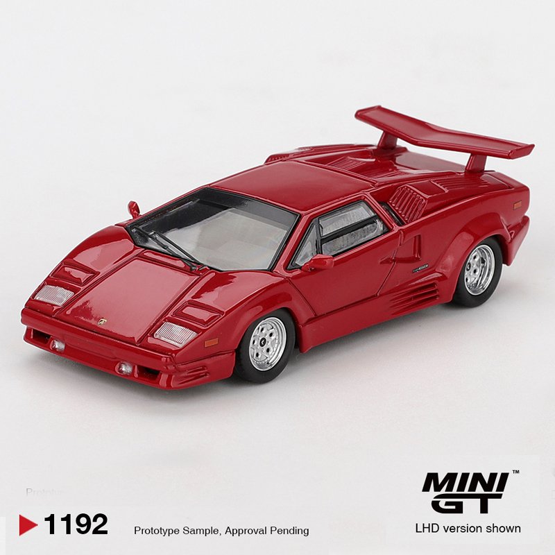 MiniGT 1192 - 1988 Lamborghini Countach 25th Anniversary red MiniGT 1192 - 1988 Lamborghini Countach 25th Anniversary red