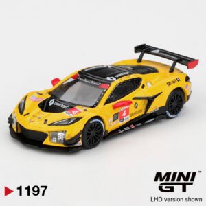 MiniGT 1197 - 2025 Chevrolet Corvette Z06 GT3 R #4 Corvette Racing by Prat Miller Motorsports Daytona 24 Hrs