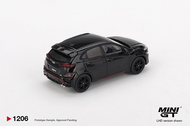 MiniGT 1206 - 2022 Hyundai Kona N, phantom black MiniGT 1206 - 2022 Hyundai Kona N, phantom black - Image 3