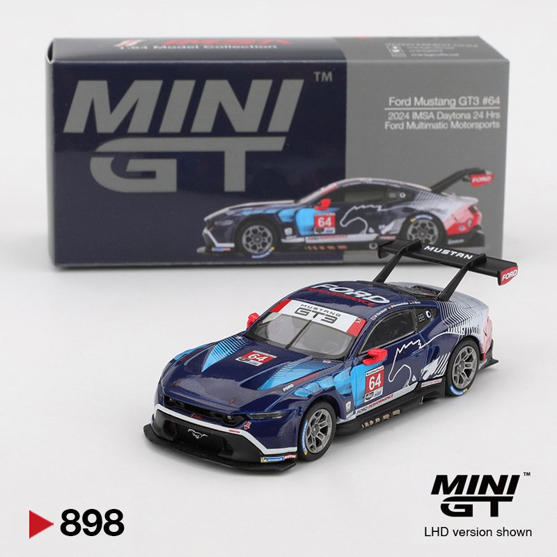 MiniGT 898 - 2024 Ford Mustang GT3 #64 Ford Multimatic MiniGT 898 - 2024 Ford Mustang GT3 #64 Ford Multimatic