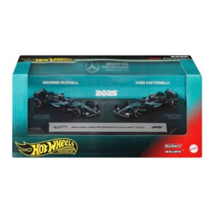 2-pack Formula 1 - Mercedes #63 Kimi Antonelli and            Mercedes Geroges Russell, black/blue