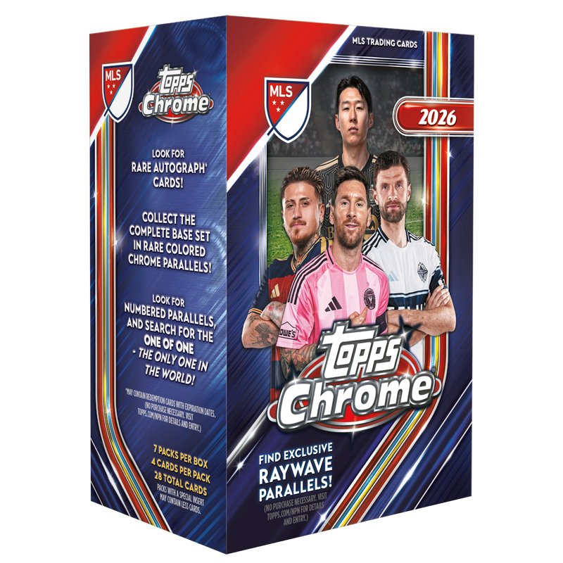 2026 Topps MLS Chrome - Value Box 2026 Topps MLS Chrome - Value Box