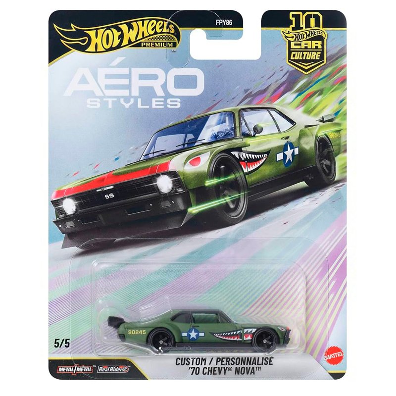 Aerostyles 5/5 - Custom 1970 Chevrolet Nova, green Aerostyles 5/5 - Custom 1970 Chevrolet Nova, green