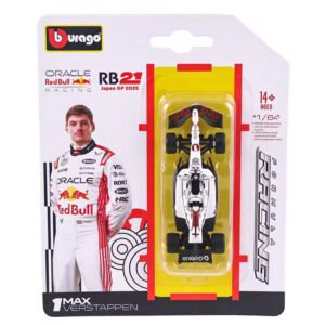 Burago - 2025 Red Bull RB21 #1 Max Verstappen 2025 Winner Japan GP, white