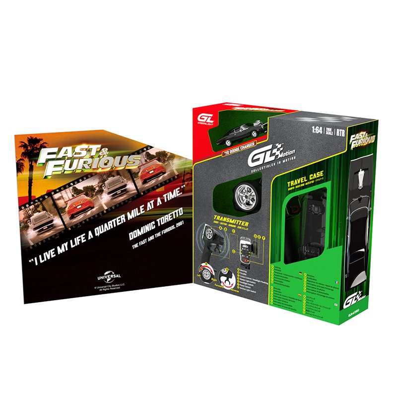 *RESERVA MARZO 2027* - Greenlight Radio Control Combo Set - 1970 Dodge Charger - The Fast & the Furious Toretto *RESERVA MARZO 2027* - Greenlight Radio Control Combo Set - 1970 Dodge Charger - The Fast & the Furious Toretto - Imagen 5
