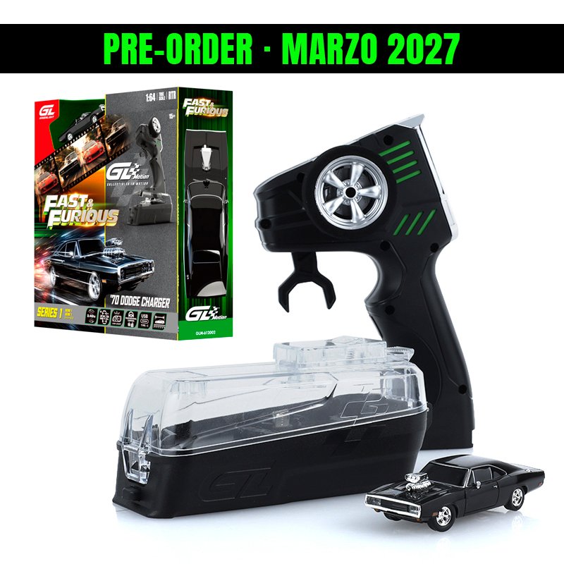 *RESERVA MARZO 2027* - Greenlight Radio Control Combo Set - 1970 Dodge Charger - The Fast & the Furious Toretto *RESERVA MARZO 2027* - Greenlight Radio Control Combo Set - 1970 Dodge Charger - The Fast & the Furious Toretto