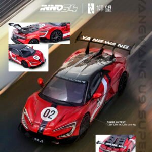 Inno64 - 2025 YANGWANG U9 Nurburgring Test Car *World Fastest EV Supercar*, red/black