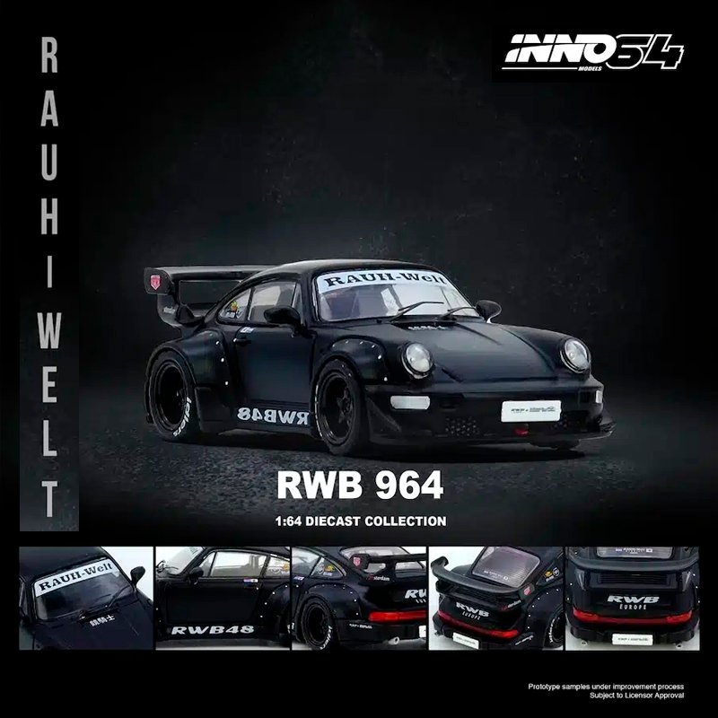 Inno64 - RWB 964, black matt Inno64 - RWB 964, black matt