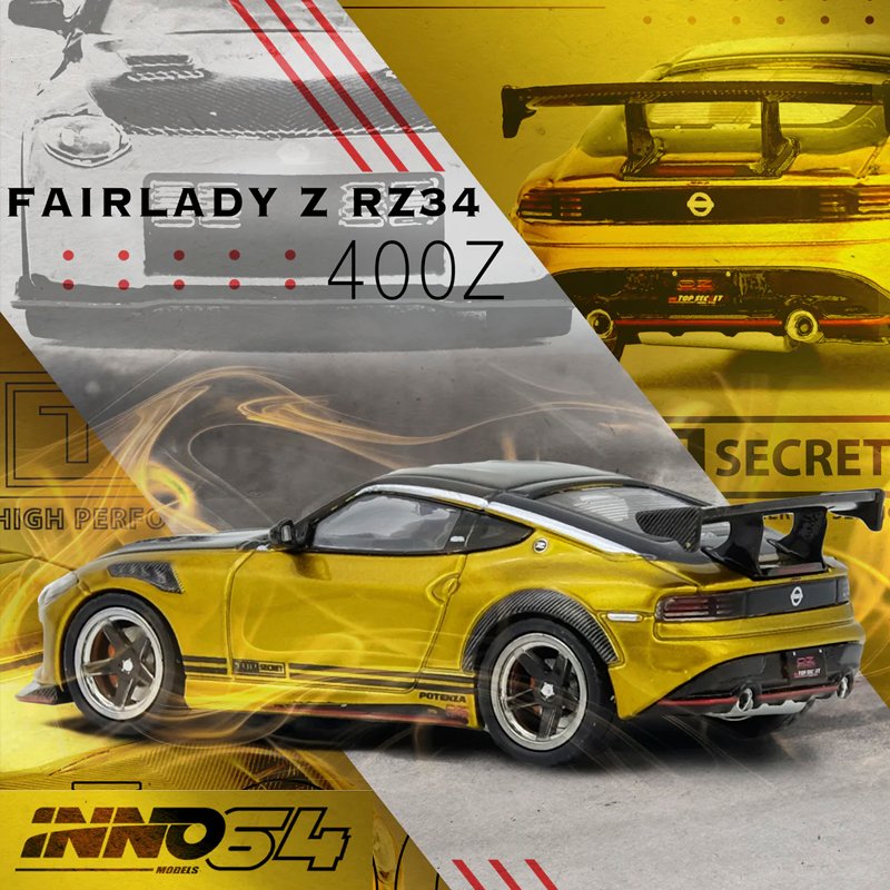 Inno64 - Top Secret Fairlady Z (RZ34), gold Inno64 - Top Secret Fairlady Z (RZ34), gold