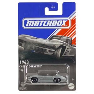 Matchbox - American Convertible - 1963 Chevrolet            Corvette, silver