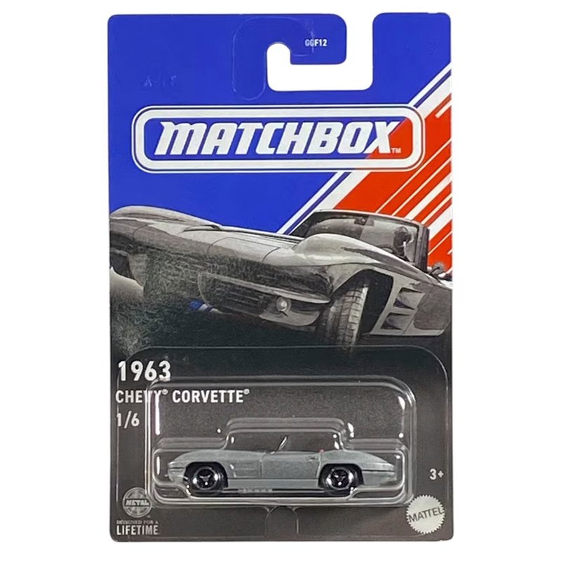 Matchbox - American Convertible - 1963 Chevrolet Corvette, silver Matchbox - American Convertible - 1963 Chevrolet Corvette, silver