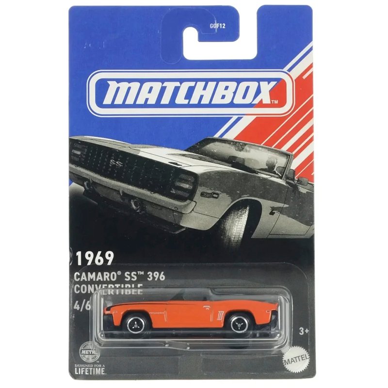 Matchbox - 1969 Camaro SS, orange Matchbox - 1969 Camaro SS, orange