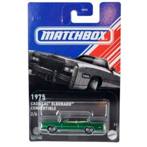 Matchbox - American Convertible - 1975 Cadillac            Eldorado, green