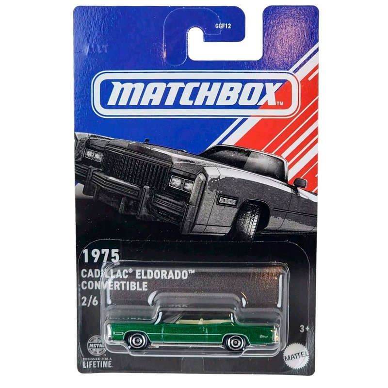 Matchbox - American Convertible - 1975 Cadillac Eldorado, green Matchbox - American Convertible - 1975 Cadillac Eldorado, green