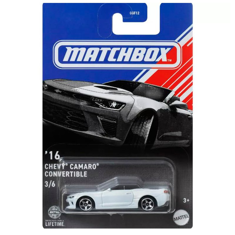 Matchbox - 2016 Chevrolet Camaro, white Matchbox - 2016 Chevrolet Camaro, white