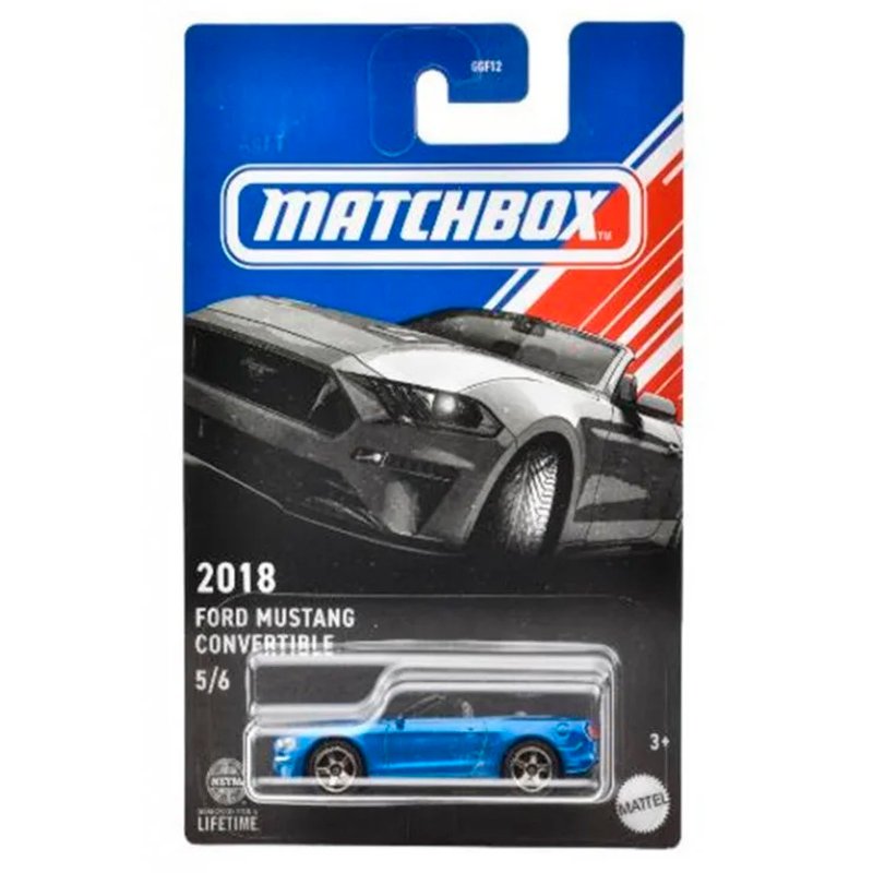 Matchbox - American Convertible - 2018 Ford Mustang, blue Matchbox - American Convertible - 2018 Ford Mustang, blue