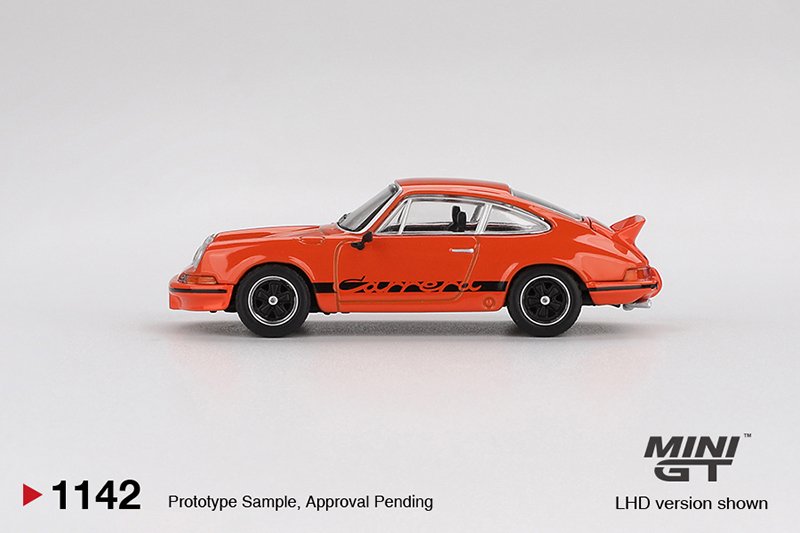 MiniGT 1142 - 1973 Porsche 911 Carrera RS 2.7 Tangerine MiniGT 1142 - 1973 Porsche 911 Carrera RS 2.7 Tangerine - Imagen 2