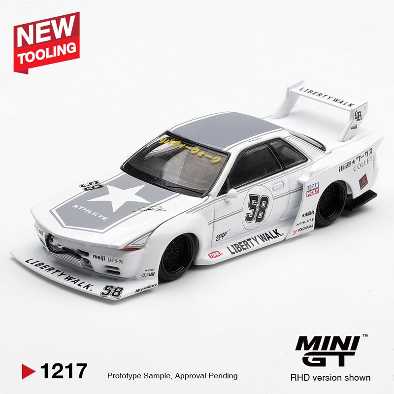 MiniGT 1217 - 2025 Nissan GTR (R32) LB-Kaido Works TAS MiniGT 1217 - 2025 Nissan GTR (R32) LB-Kaido Works TAS