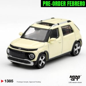 *RESERVA FEBRERO 2027* MiniGT 1385 KOREA EXCLUSIVE - Hyundai Casper Butter Cream Yellow Pearl
