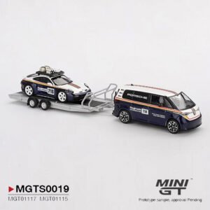 MiniGT TS0019 - 2025 Porsche 911 Dakar #718 with            Volkswagen ID